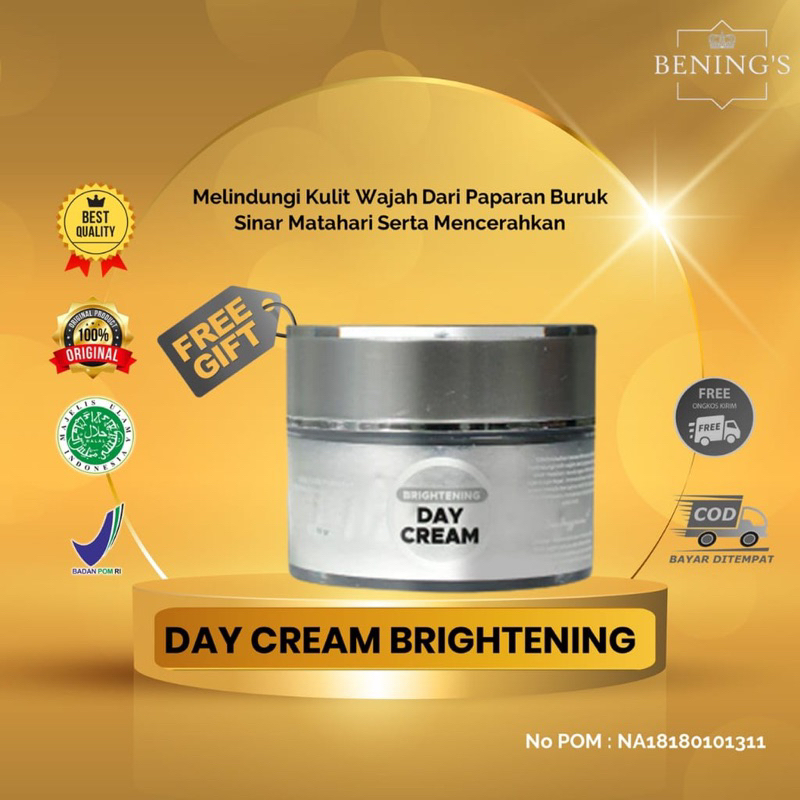 Day Cream Brightening Bening Skincare