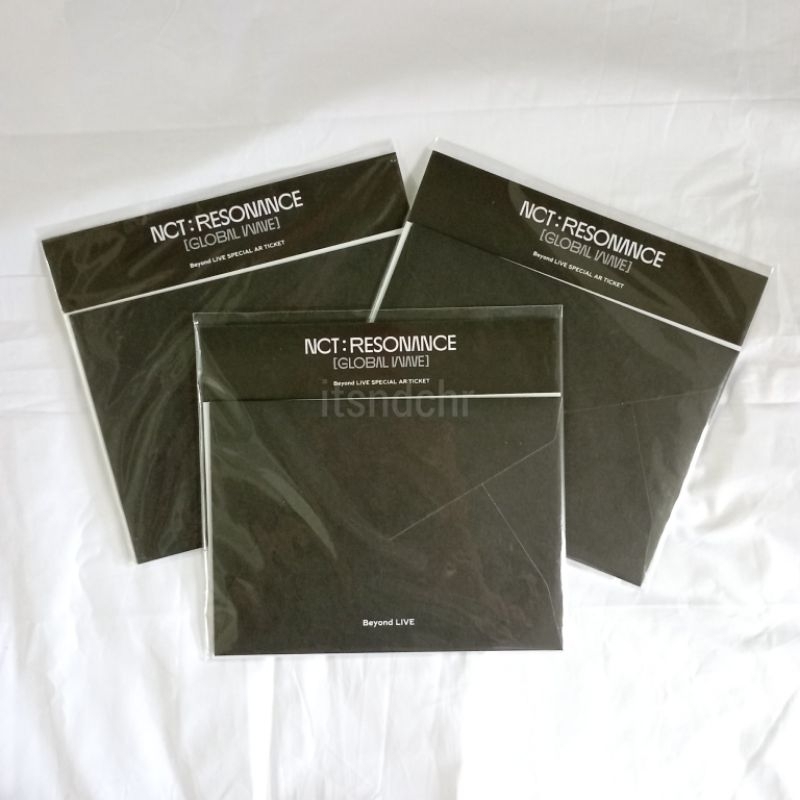 Ready Stock SEALED AR Ticket NCT 2020 Resonance Jaemin Shotaro Sungchan Photocard Set