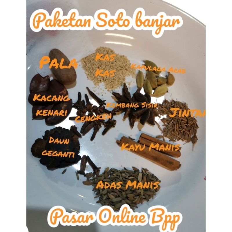 

PAKETAN SOTO BANJAR REMPAH KERING
