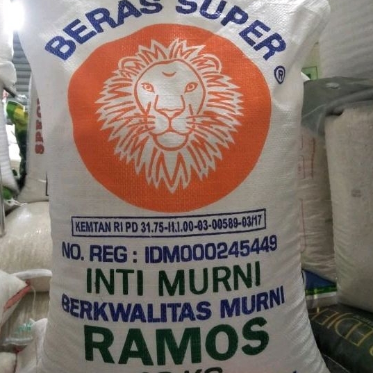 Beras Ramos Super Kepala Singa Orange 10KG