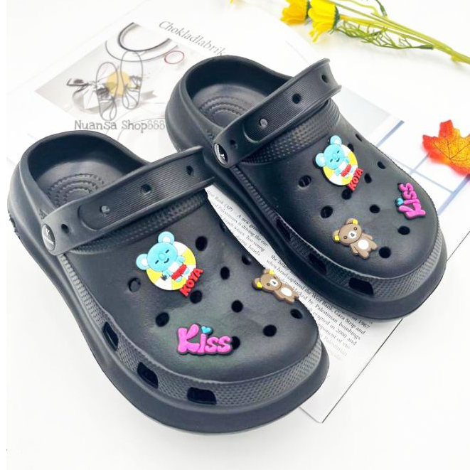 SANDAL SLOP WANITA VANCHNEE TERBARU TALI BELAKANG BAHAN KARET UK 35-40 707 B