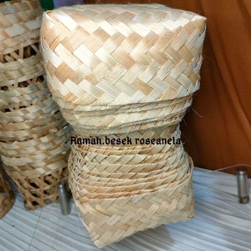 Besek Bambu 15x15 100 pcs / 50 Pasang