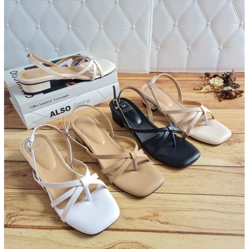 ABBUSHOES An 09 sendal hak tahu jepit tali bagisna 2cm