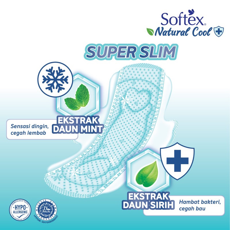 SOFTEX Natural Cool+ Super Slim Wing 23cm | 29cm | 36cm