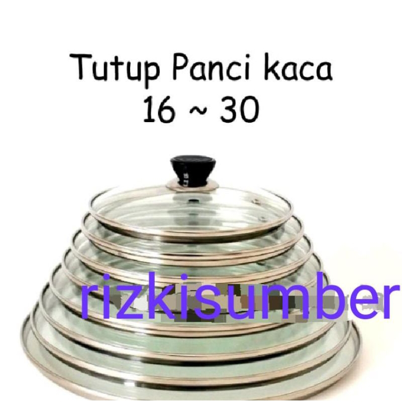 tutup kaca panci.wajan. Teflon