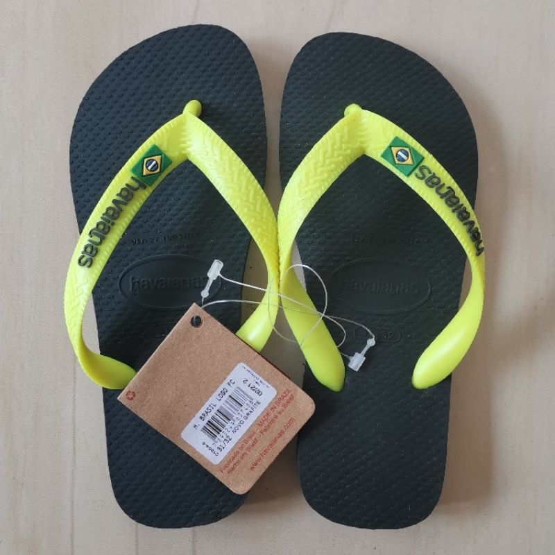 Havaianas Boys Brasil Logo Fc Original