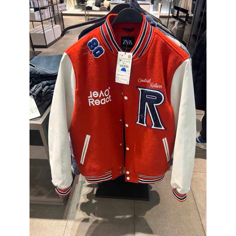 ZARA JACKET VARSITY ORIGINAL R JACKET ZARA