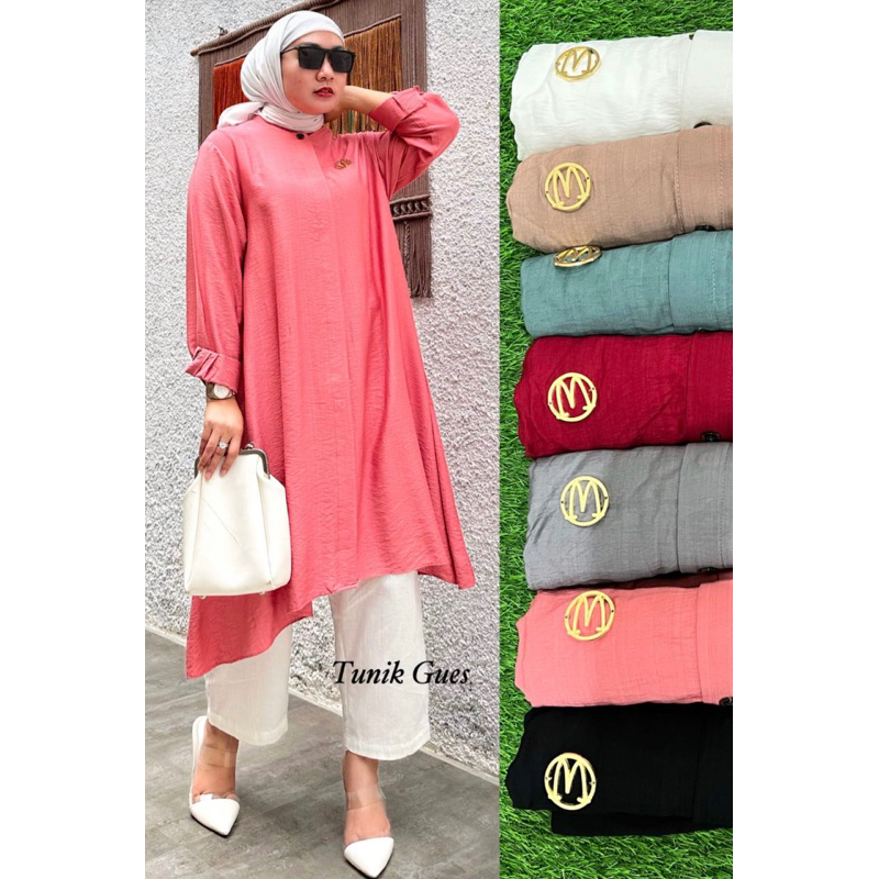 Tunik Gues | Winody | Bahan Polo Linen Premium