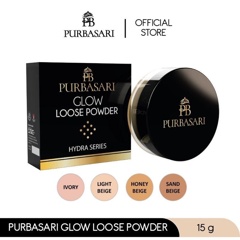 Purbasari Glow Loose Powder / Bedak Tabur Hydra Series