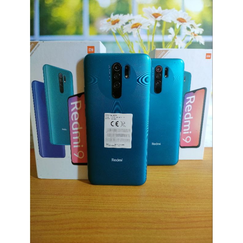 REDMI 9 4/64&3/32MULUS SECOND ORIGINAL BERGARANSI BEKAS HP SECOND