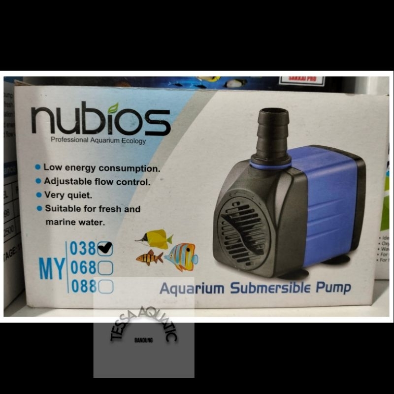 aquarium air pump nubios my-038
