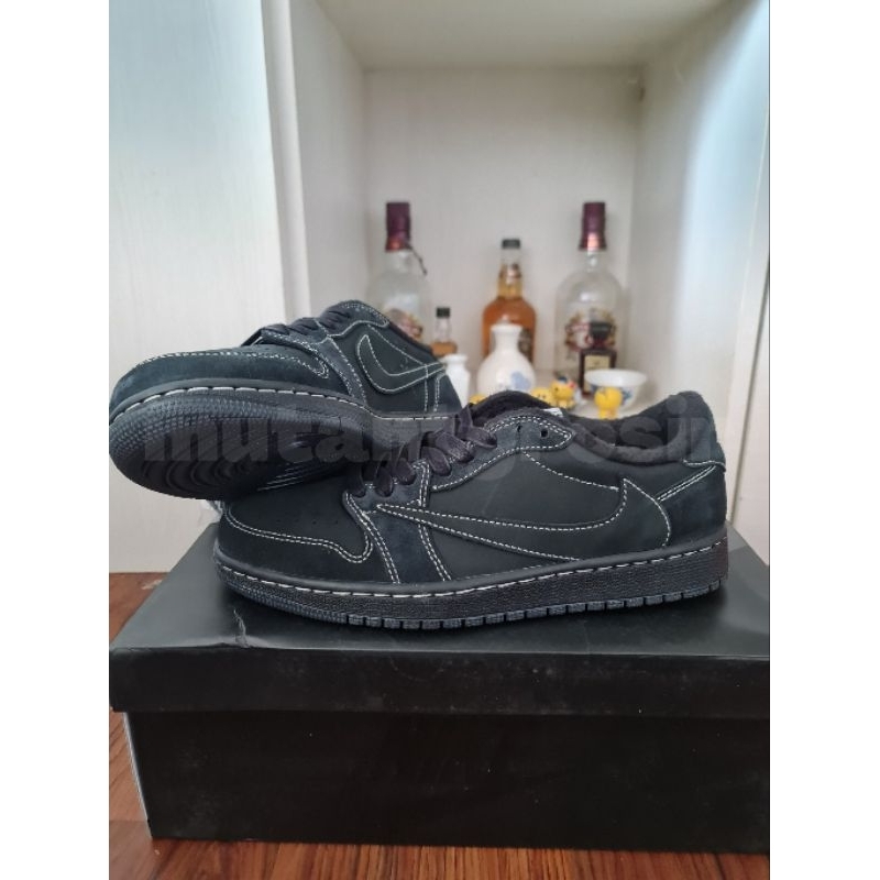 [ PK GOD KILLER ] Jordan 1 Retro Low OG SP Travis Scott Black Phantom - DM7866 001