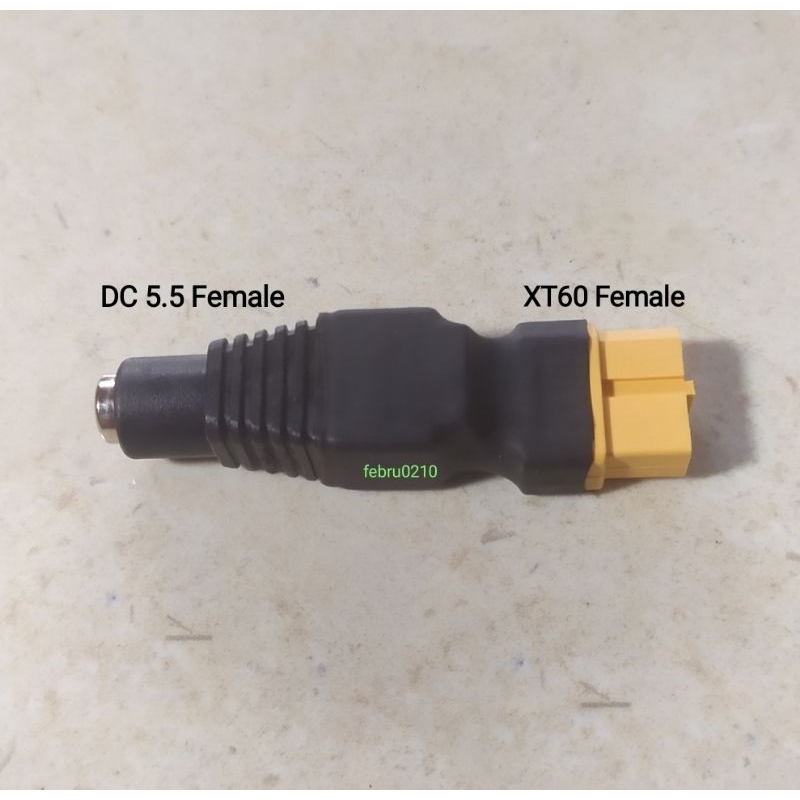 Connverter Power DC Charger Battery ISDT/Aokoda XT60 Female to DC 5.5 Female