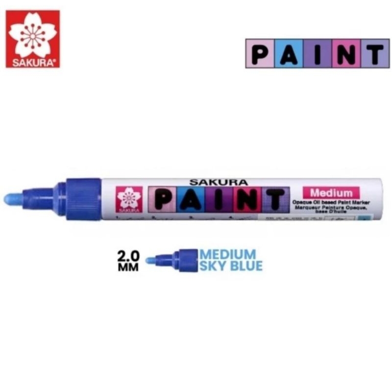 

Sakura Oil Based Paint Marker 2.0 mm Light Blue