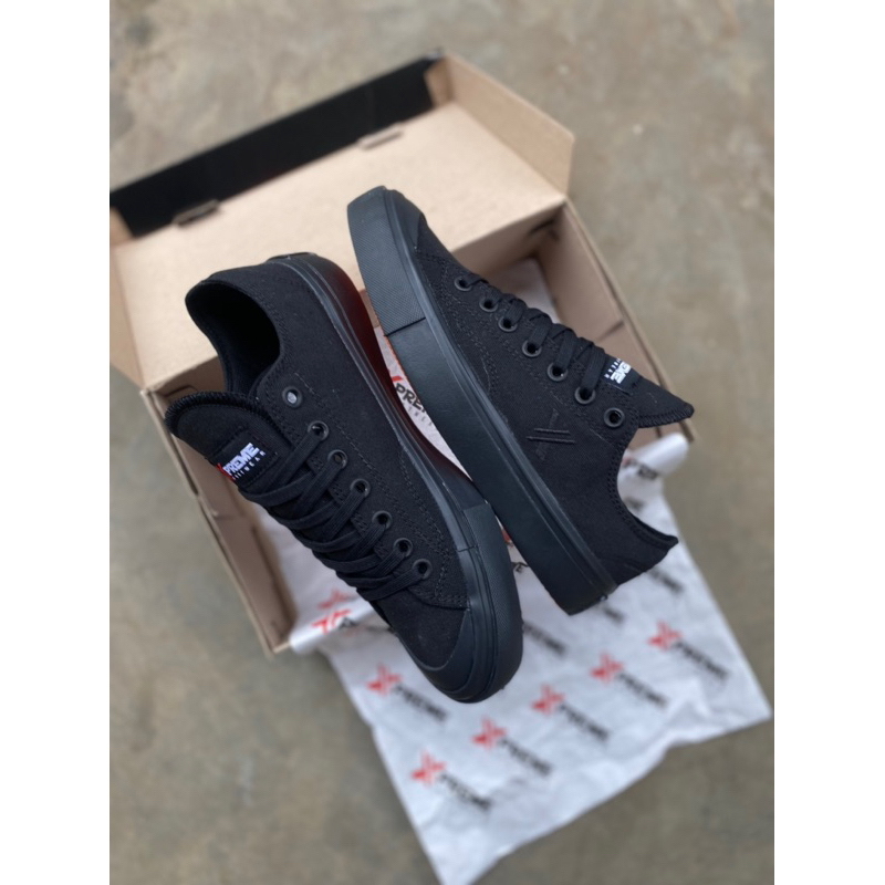 SEPATU XPREME FOOTWEAR ORIGINAL - SEPATU SNEAKERS AMARLOV ETNIC FULL BLACK