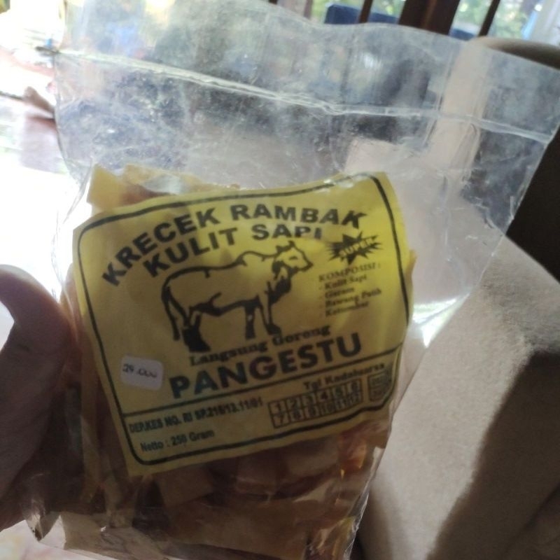 

Krecek Rambak Kulit Sapi Cap Pangestu 250gr