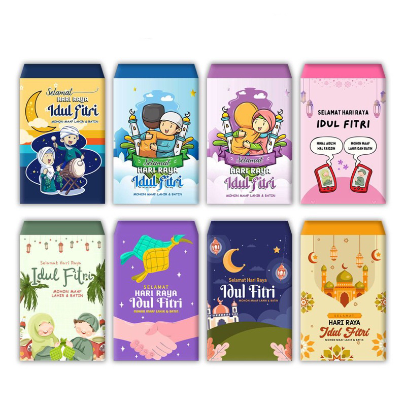 

Amplop lebaran desain lucu 1 pack isi 10pcs