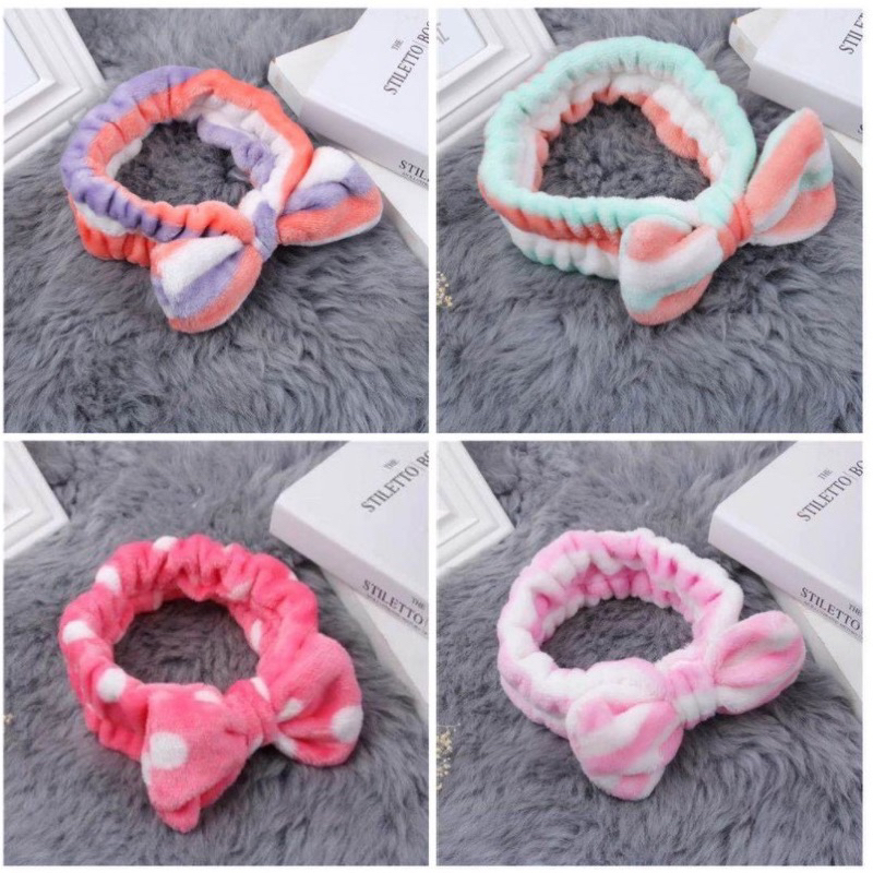 Bandana Bando Rambut Motif Pita IR050