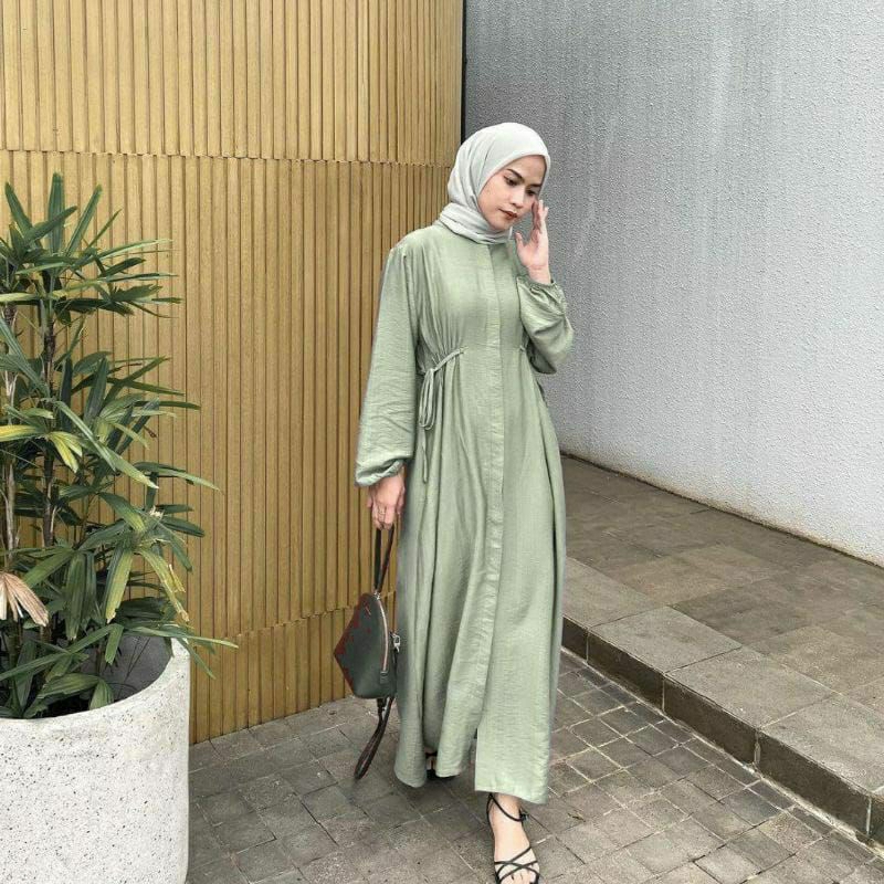 HAZELA MAXI DRESS LINEN PREMIUM
