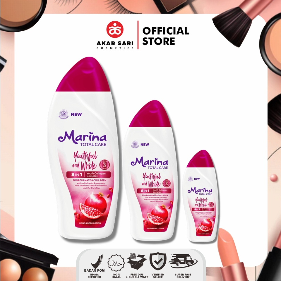 MARINA TOTAL CARE YOUTHFUL & WHITE - 92 ml | 185 ml | 460 ml