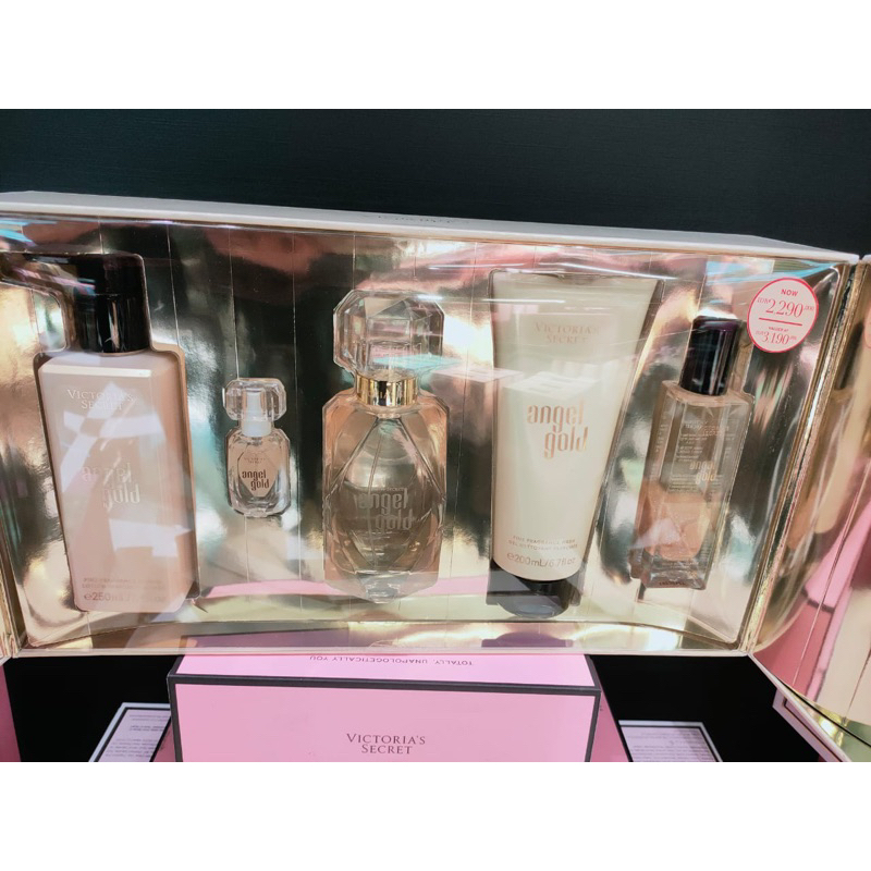 PAKET GIFT VICTORIA SECRET ANGEL GOLD