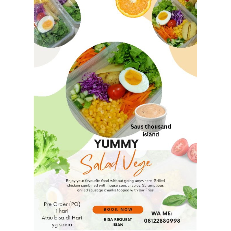 Salad Sayur lengkap / Salad sayur fresh / Salad sayur telur / Salad sayur diet / Salad diet / Salad 