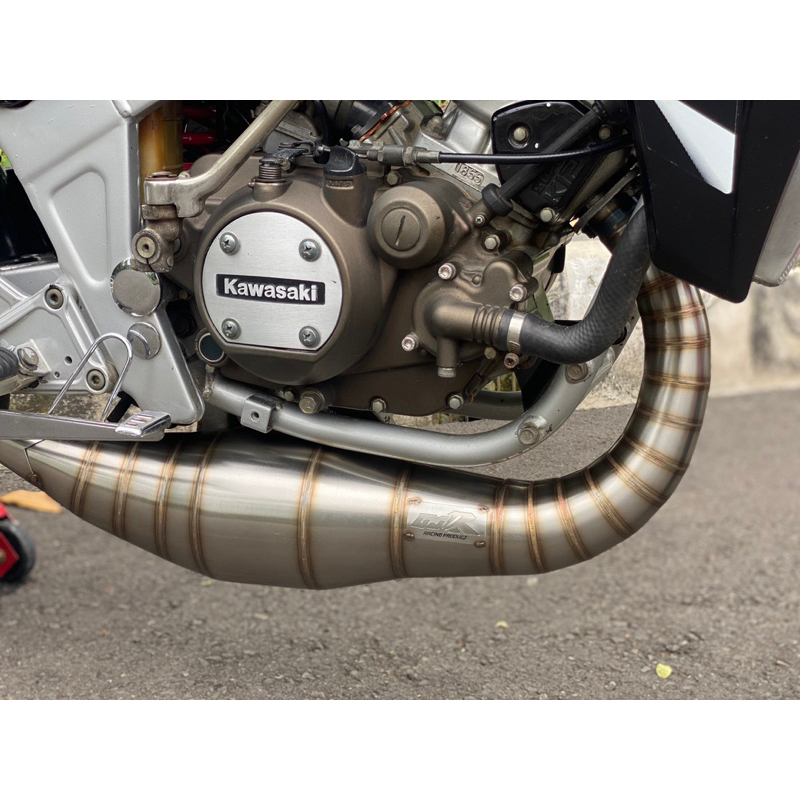 knalpot Ninja SS ninja R ninja RR Kalajengking stainlis x slenser carbon endcap blue original gjr ra