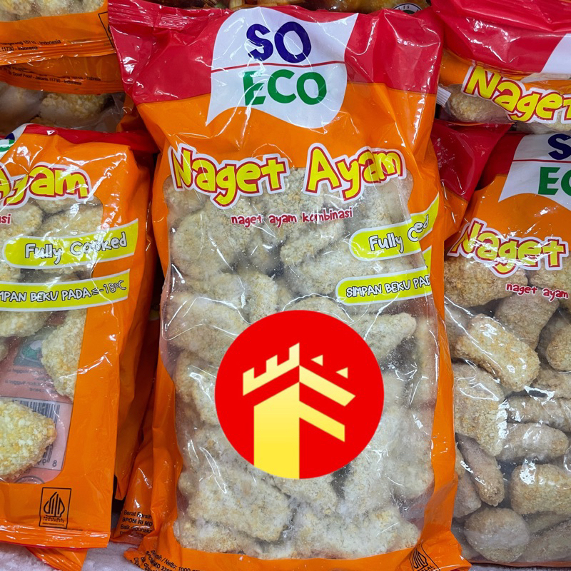 

So ECO NAGET AYAM 1 Kg So ECO Chicken Nugget 1 Kg