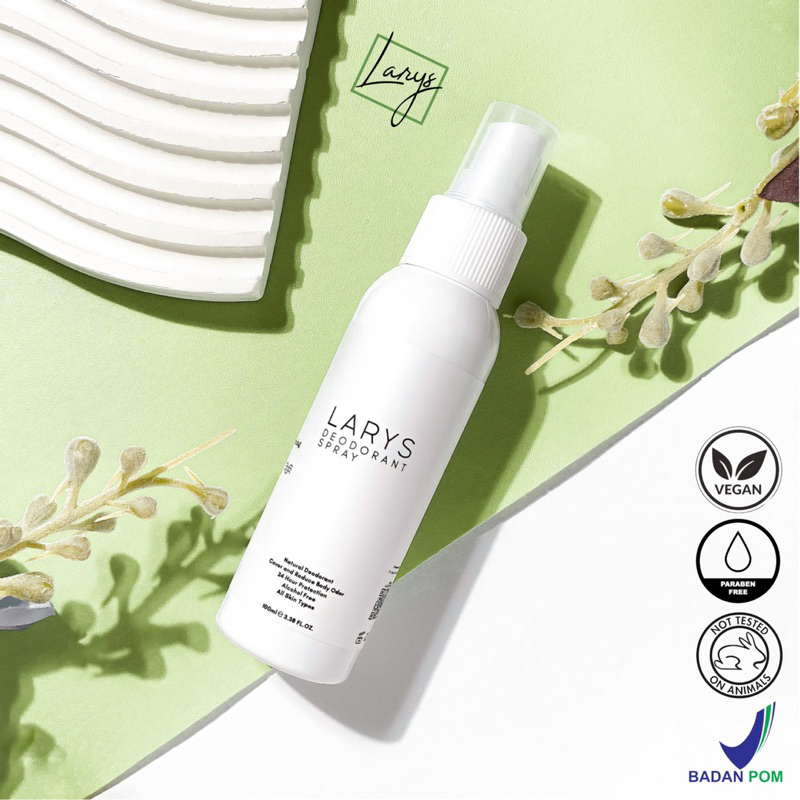 LARYS DEODORANT SPRAY / TAWAS NATURAL / BPOM