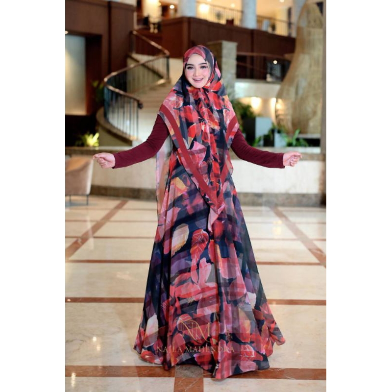 Baju syar'i  by Najla Mahendra gamis hijab syar'i