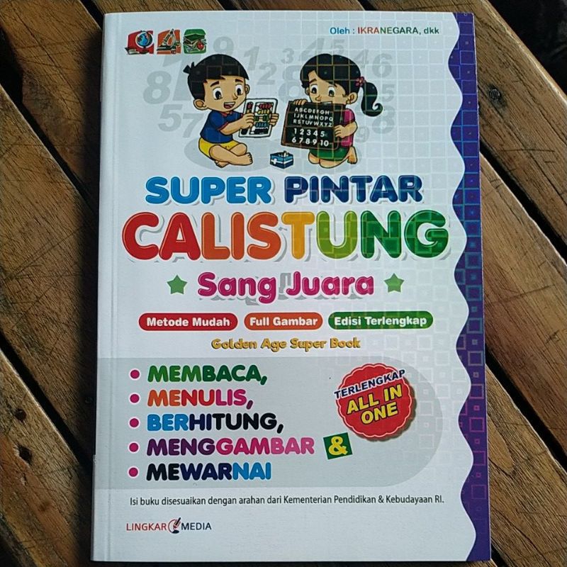 

Buku Calistung anak TK Paud Tebal full warna