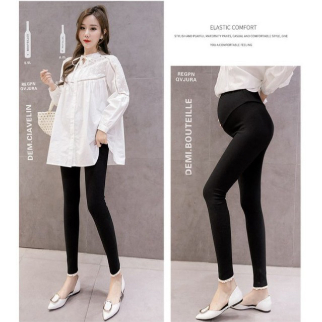 celana legging Premium Katun Ibu Hamil 8019