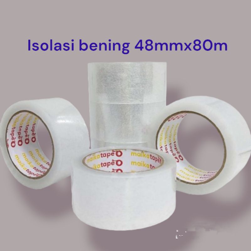 

ISOLASI/LAKBAN BENING UKURAN 48MM X 80m