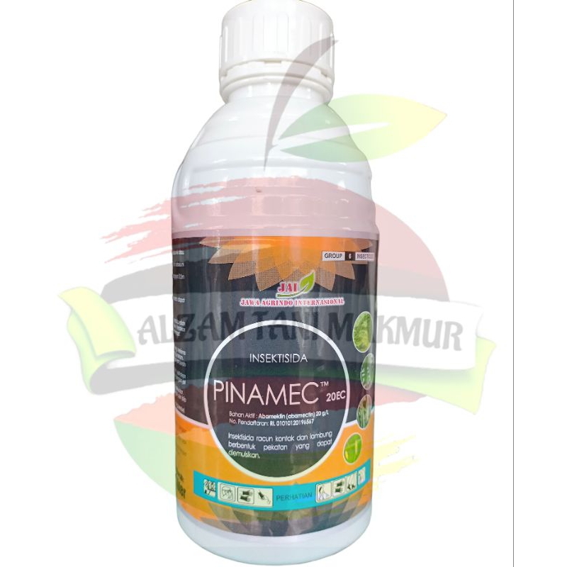 Insektisida Pembasmi Hama PINAMEC 20 EC isi 1 Liter Bahan Aktif ABAMEKTIN 18g/liter