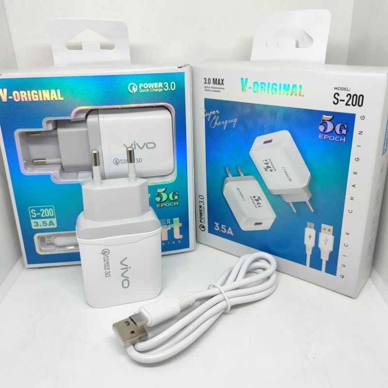 Charger Vivo S200 5G 3.5A Quick Charge Micro USB