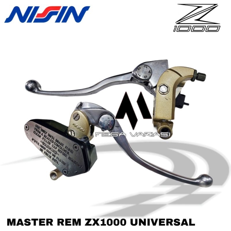 HANDLE MASTER REM Z1000  MASTER REM ZX1000 HANDEL MASTER REM SET KANAN MASTER KIRI KOPLING BEAT SCOOPY VIXION RX KING FIZR CB150 NINJA R15 R25 Dll