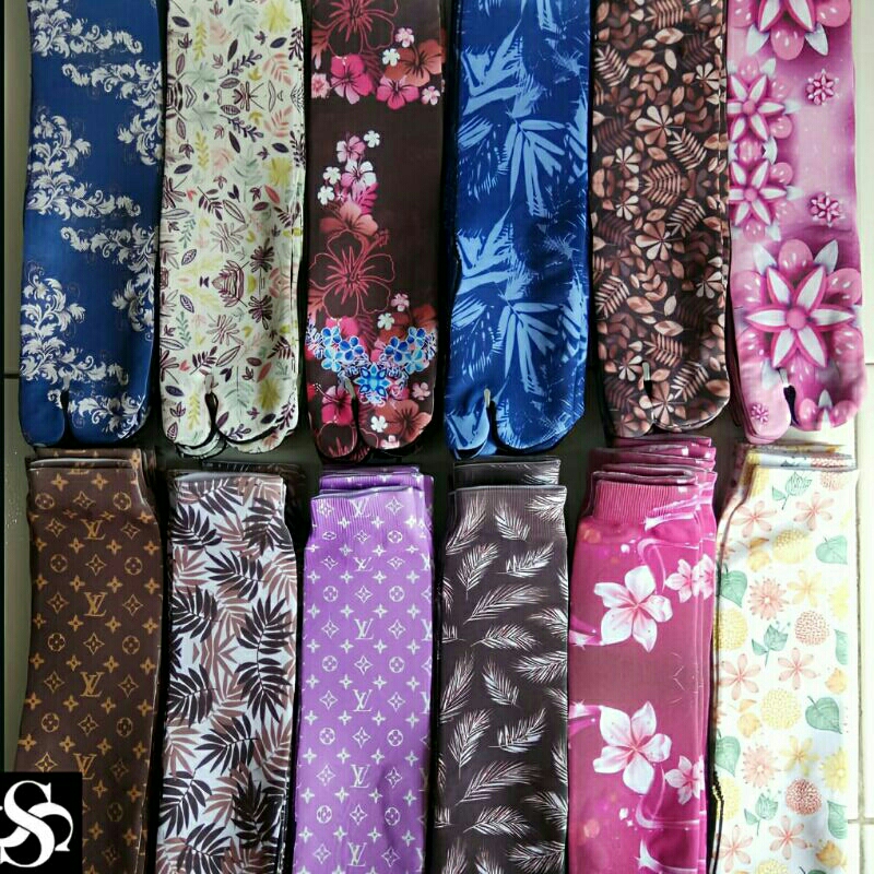 50 MOTIF KAOSKAKI WANITA MUSLIMAH KAOSKAKI PRINTING MUSLIMAH  MOTIF TERLARIS