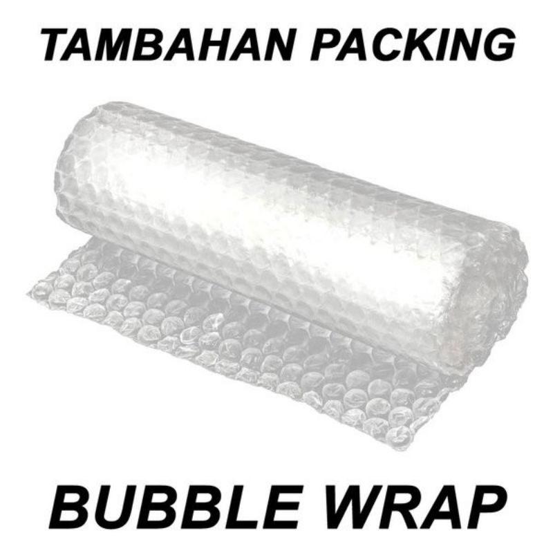 

bubble wrap tambahan packing