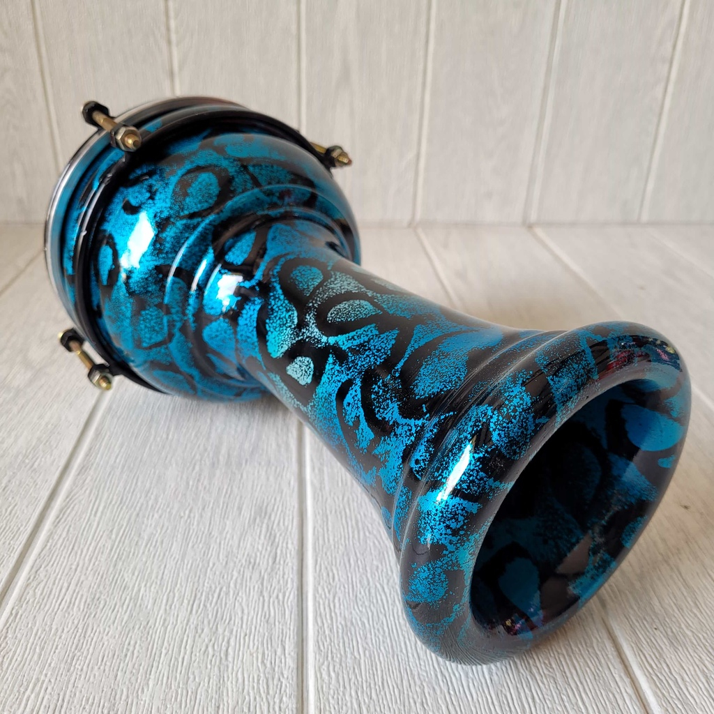 Calti Darbuka Dumbuk Anak Motif Abstrak Biru Ukuran 6 inch Termurah Kualitas Terbaik