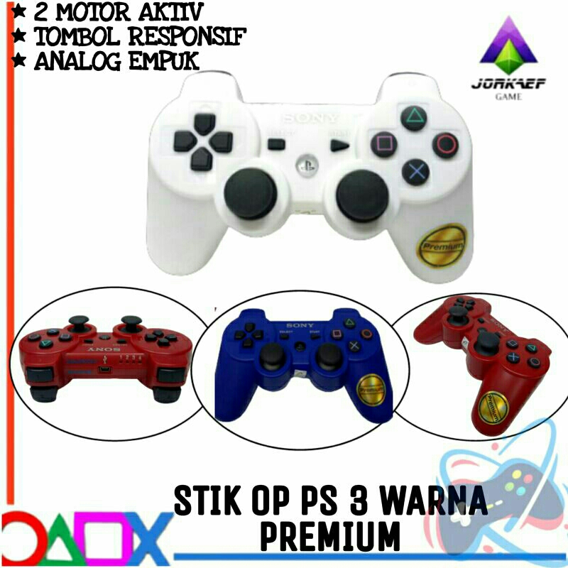 STIK PS3 OP STICK ORI PABRIK PLAYSTATION 3 WARNA