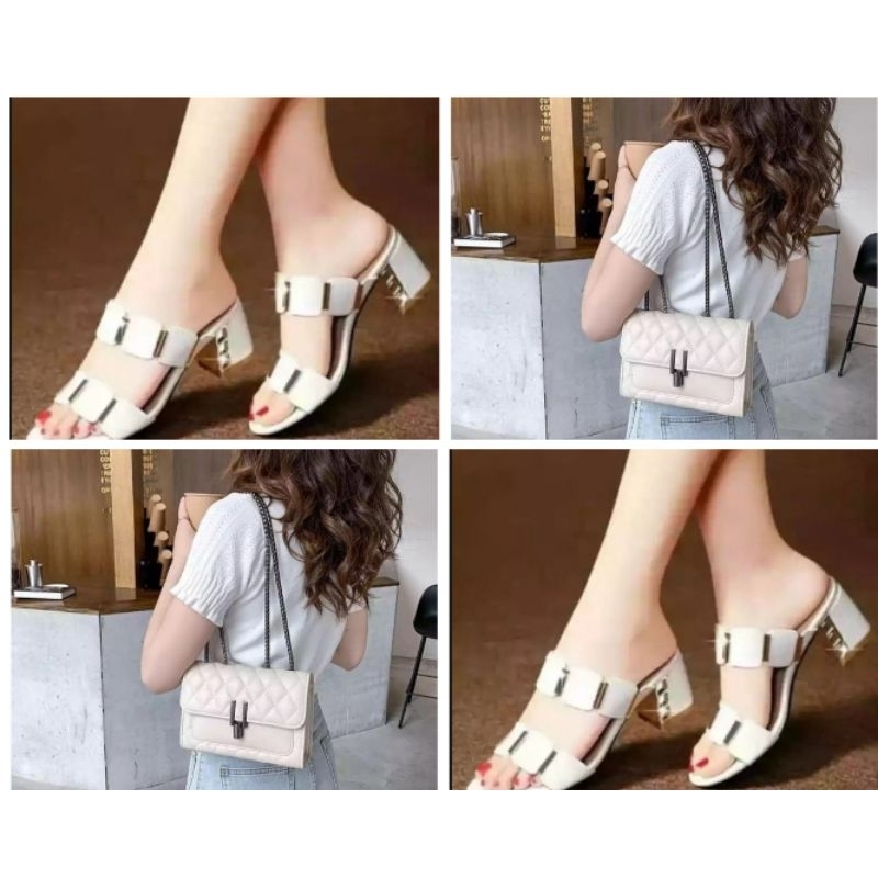 Dear Paket combo 2in1 Tas&Sandal wanita terbaru .