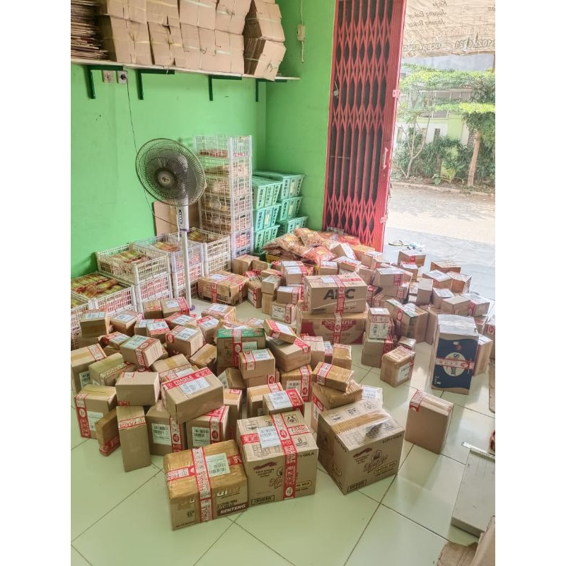 makaroni gandum spiral packet jualan isi 100 bungkus 9 varian rasa / makaroni ocep snack