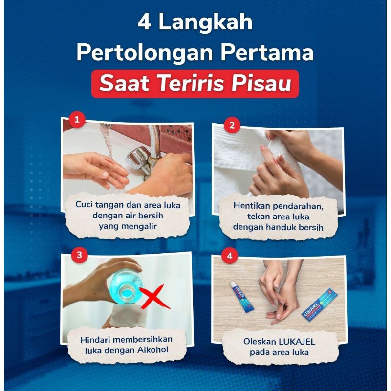 Lukajel LUKA GEL 10GR (Obat Luka Bakar) Luka lecet luka sunat