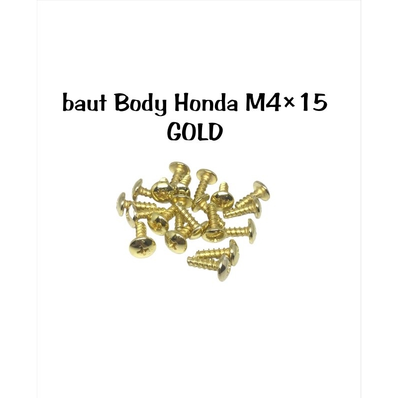 Baut Body Honda dan YmH bintang isi 20 Pc