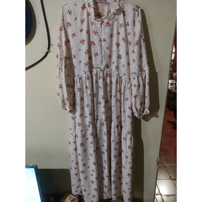 Yoona Midi Red Daisy Haidee Orlin