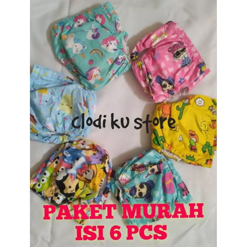 clody bayi model celana , paket hemat 6 pcs / Clody bayi ,/ clody muara