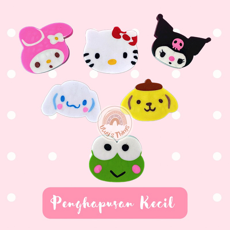 

Penghapus kecil sanrio melody / kuromi