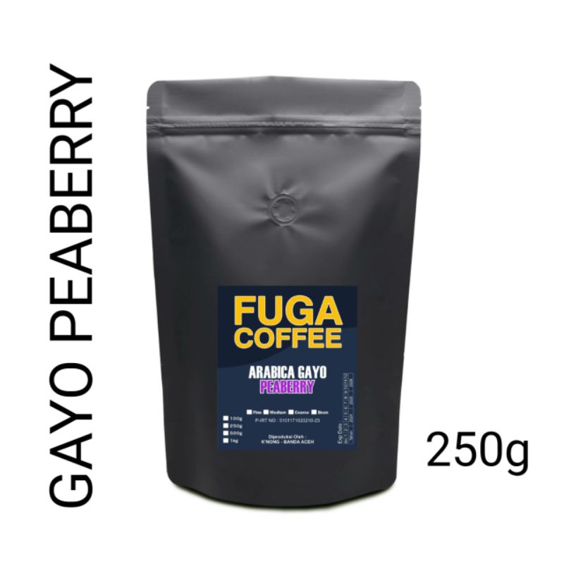 

Kopi Gayo Arabika Peaberry | 250 Gram