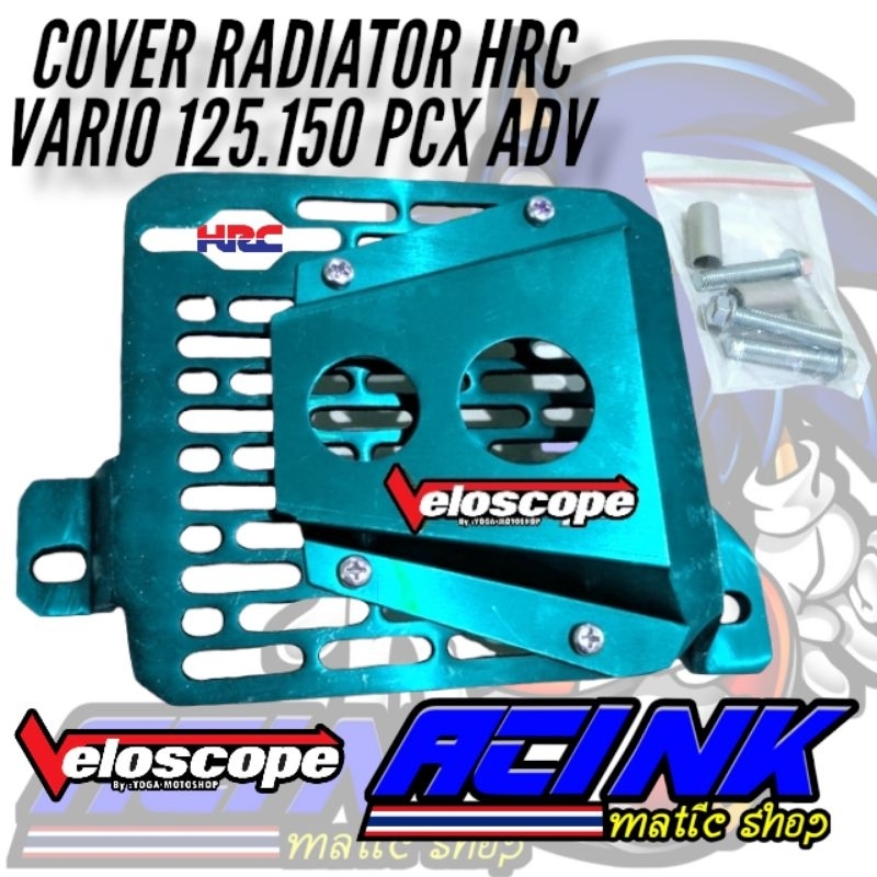 Cover radiator airscope hrc cnc vario 125 150 adv motif garis airscope