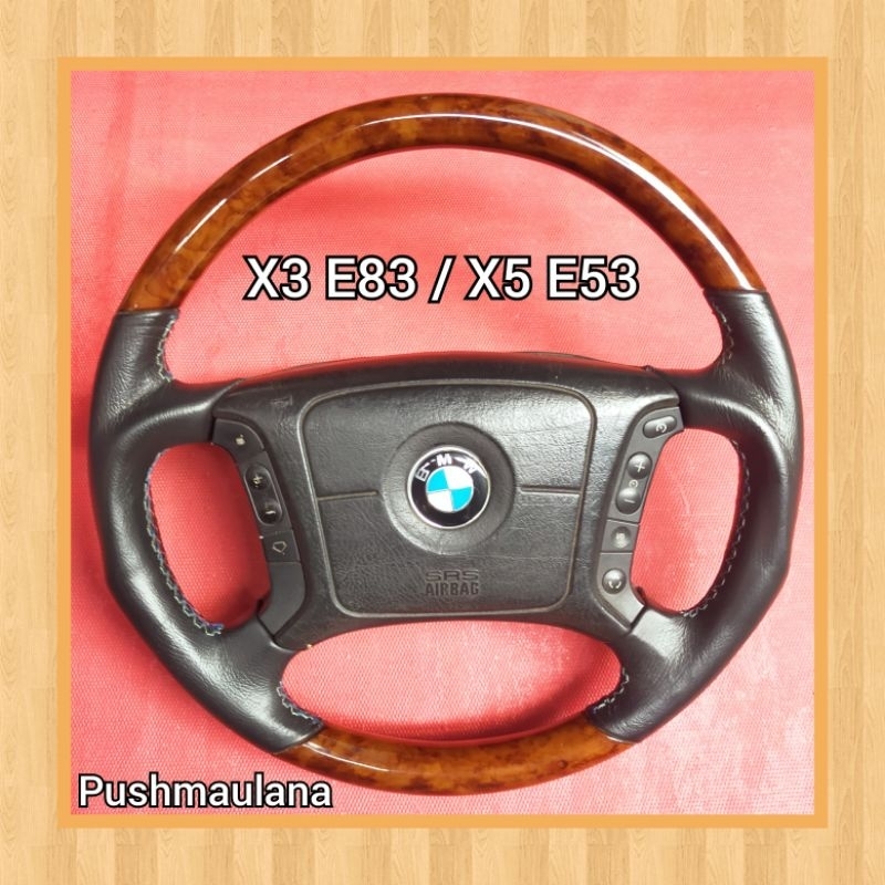 Setir Stir BMW X3 E83 BMW X5 E53 Original Wood
